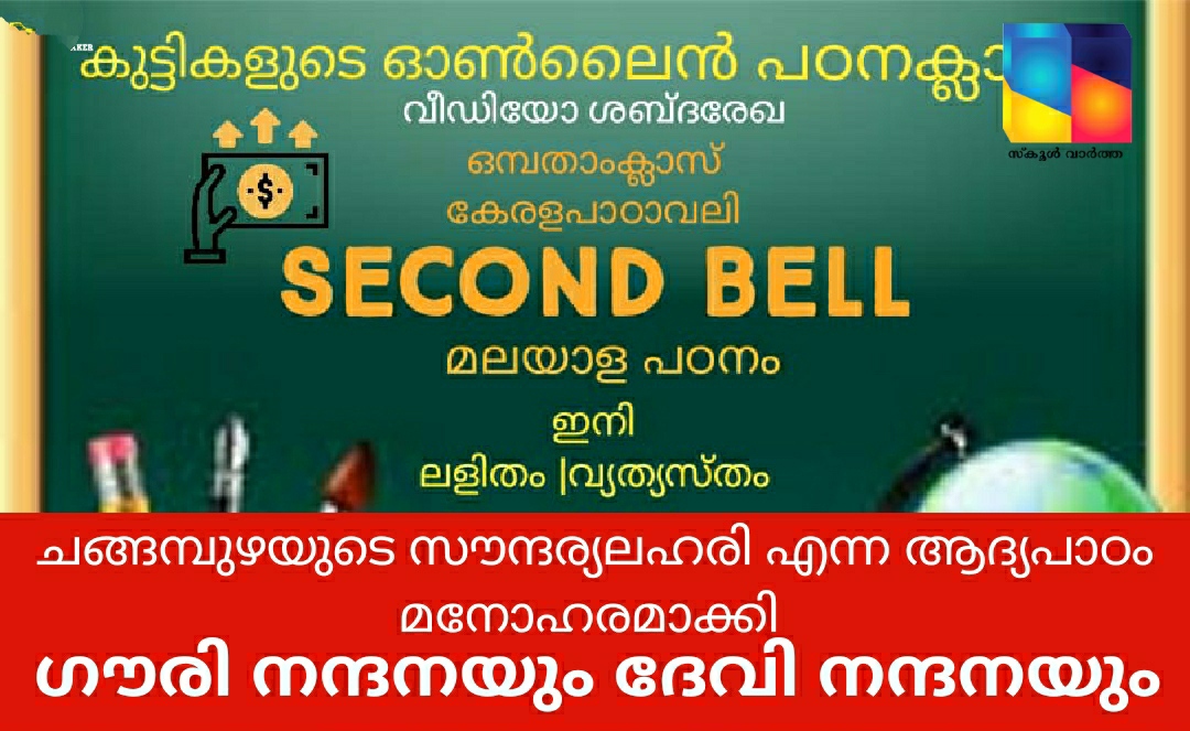 ഓൺലൈൻ ക്ലാസുകളിൽ വേറിട്ട പരീക്ഷണം: സൗന്ദര്യലഹരി പാഠാവലിയുടെ ടെ വീഡിയോ ഒരുക്കി സഹോദരിമാർ