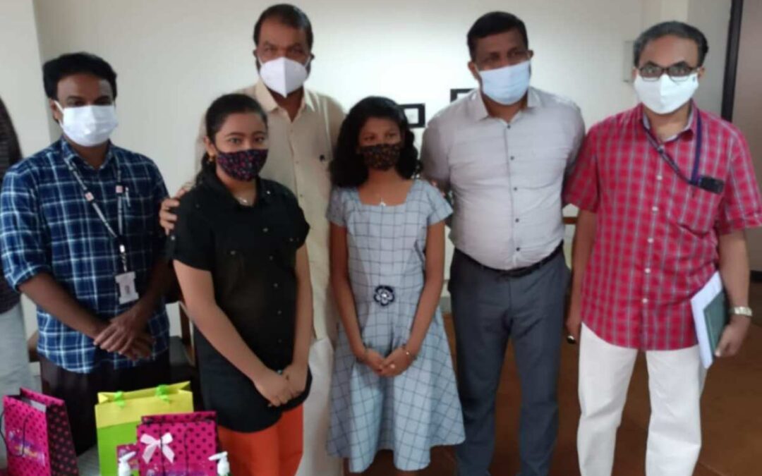 വിദ്യാർത്ഥികളുടെ വക ഹാന്റ് വാഷ്: അഭിനന്ദനവുമായി മന്ത്രി