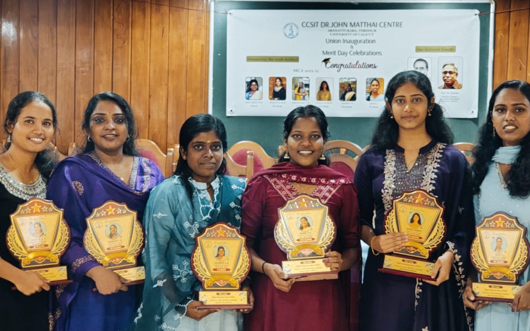 എംസിഎ റാങ്ക് ജേതാക്കൾക്ക് അനുമോദനം